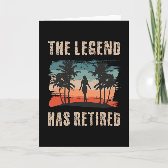 The legend has retired, Retirement, Retiree Card (Front)
