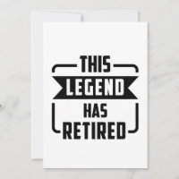 the legend has retired 