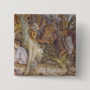 The legend of Frederick the Peaceable's Taufritt 15 Cm Square Badge