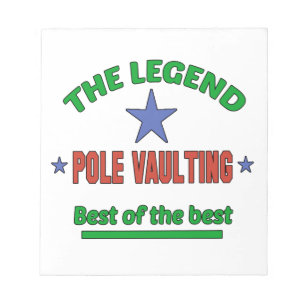 The Legend Of Pole Vaulting Notepad