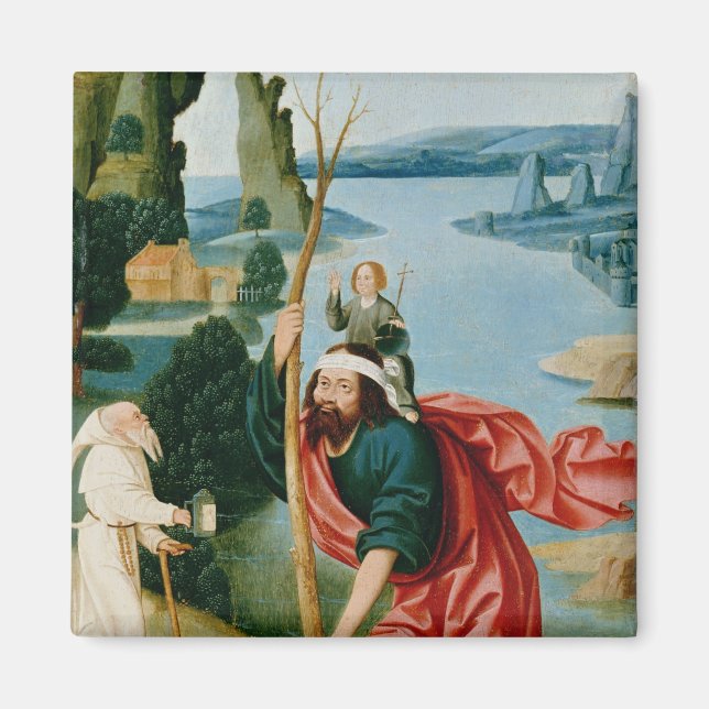 The Legend of St. Christopher Magnet (Front)