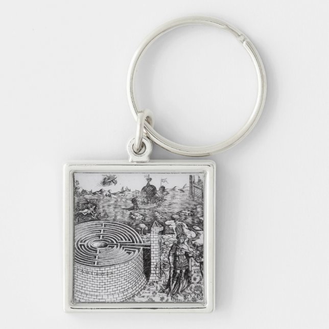 The Legend of Theseus Key Ring (Front)