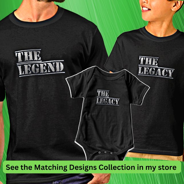 The Legend The Legacy Father Son Matching Set T-Shirt (Creator Uploaded)