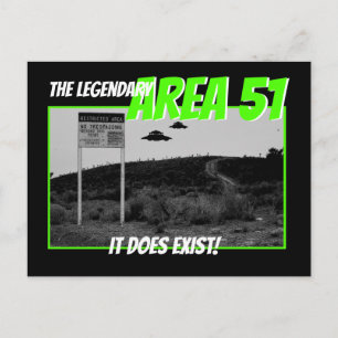 The Legendary Area 51 Postcard