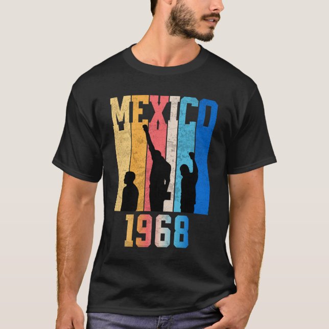 The legendary protest of the 1968 Mexico Olympics T-Shirt (Front)