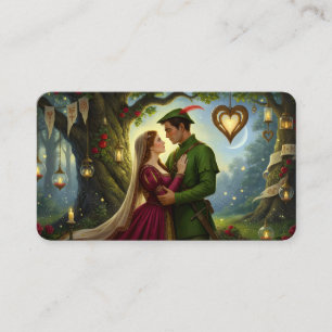 The Legendary Romance of Sherwood Forest Bookmark Business Card