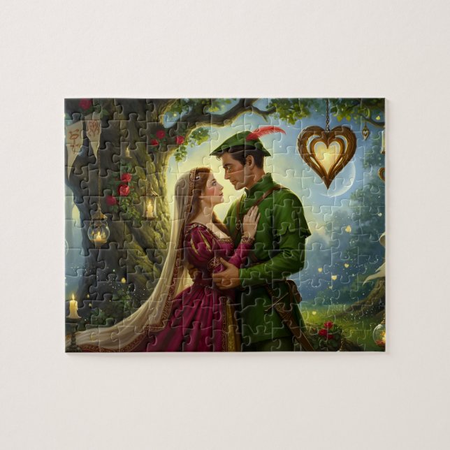 The Legendary Romance of Sherwood Forest Jigsaw Puzzle (Horizontal)