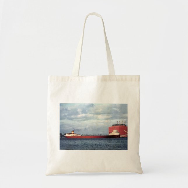 The Legendary S.S. Edmund Fitzgerald Tote Bag (Front)