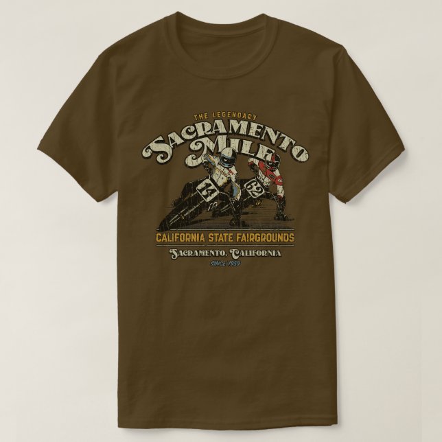 The Legendary Sacramento Mile 1959 T-Shirt (Design Front)