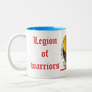 The Legion of Warriors Two-Tone Coffee Mug