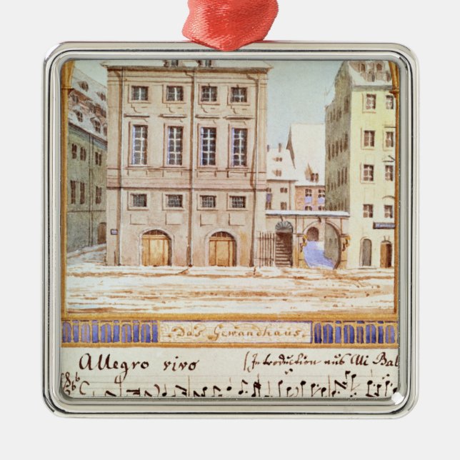 The Leipzig Gewandhaus Metal Ornament (Front)