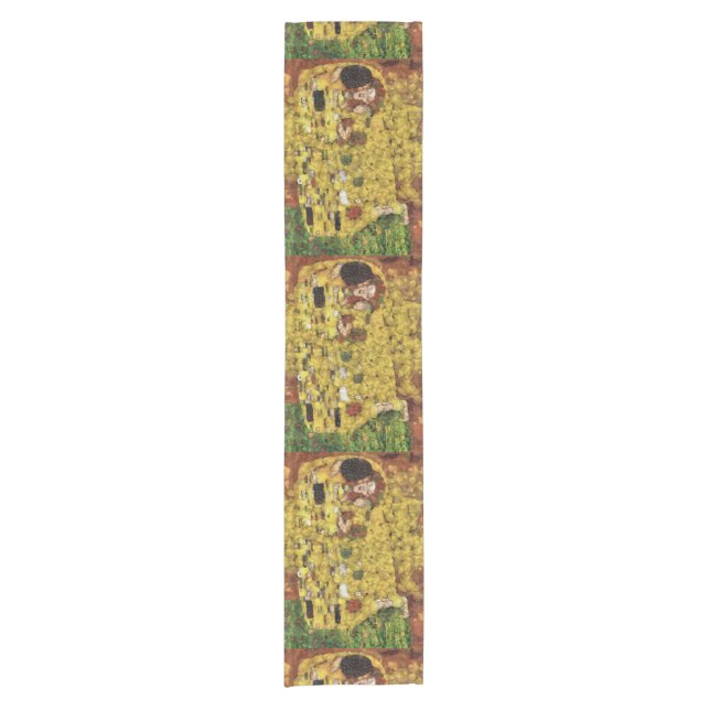 The Lemon Kiss Vegetable Decoupage Spoof Art Short Table Runner (Front)