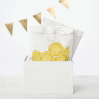 The Lemon Spritz Yellow Favour Bag