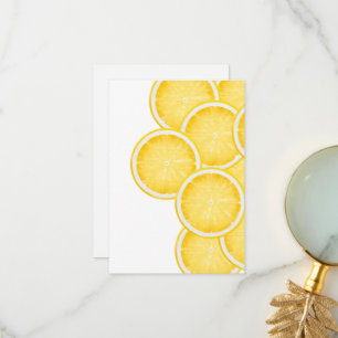 The Lemon Spritz Yellow Thank You Card