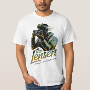 The Lensers Photographer Silhouette   Framing Emot T-Shirt