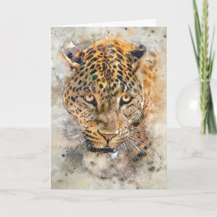 THE LEOPARD BLANK ALL-OCCASION CARD