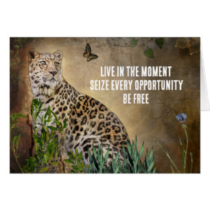 The Leopard Butterfly Inspirational Quote