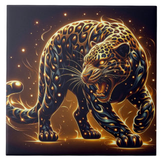 The Leopard Ceramic Tile