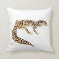 The Leopard Gecko Lizard Pillow