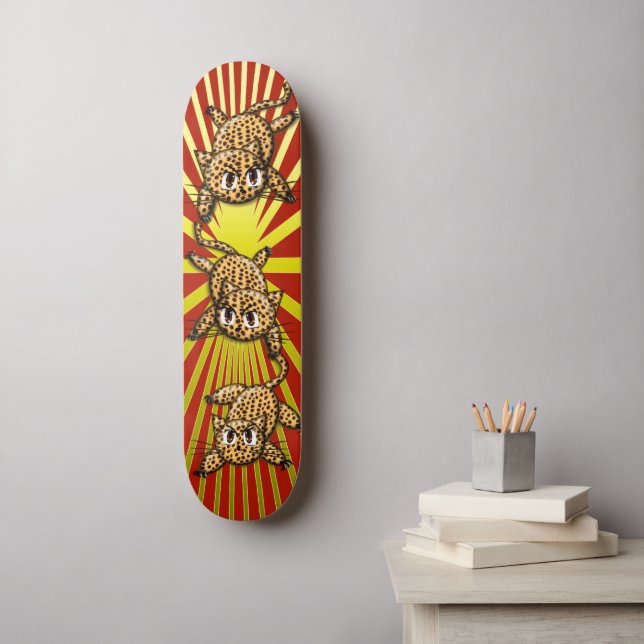 The Leopard's Pride Skateboard (Wall Art)