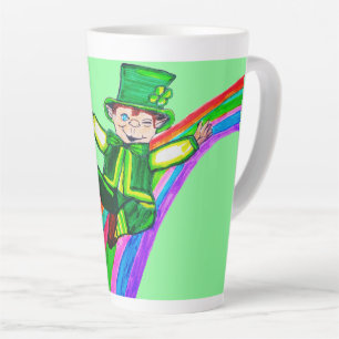 THE LEPRECHAUN'S RAINBOW LATTE MUG