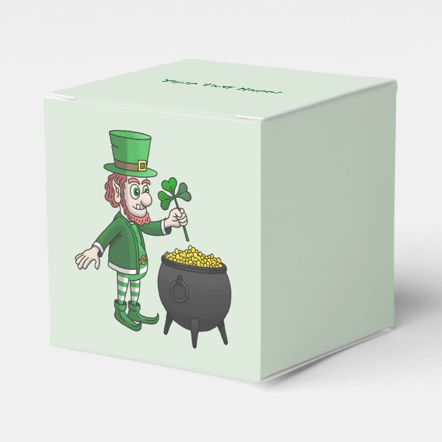 The Leprechauns St. Patrick's Day Celebration Favour Box (Front Side)