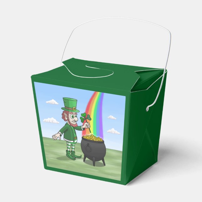 The Leprechauns St Patrick's Day Party Favour Box (Front Side)