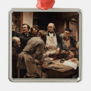 The Lesson of Claude Bernard Metal Ornament