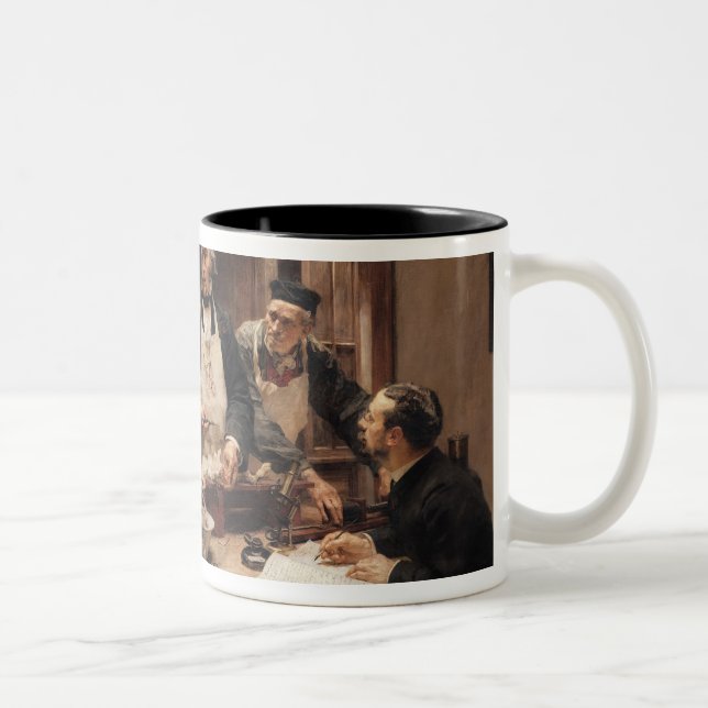 The Lesson of Claude Bernard Two-Tone Coffee Mug (Right)