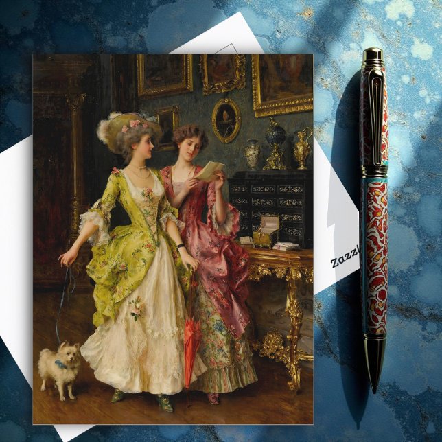 The Letter, Federico Andreotti Art Postcard (Creator Uploaded)