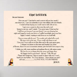 THE LETTER FROM JESUS  POSTER