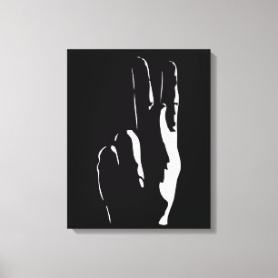 the letter K in sign language