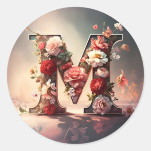 The Letter M Envelope Sticker
