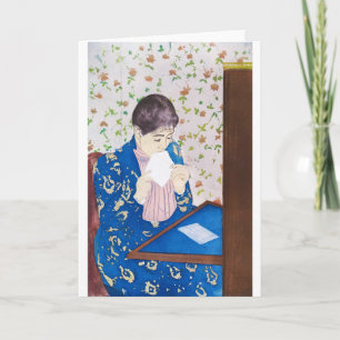 The Letter, Mary Cassatt Card