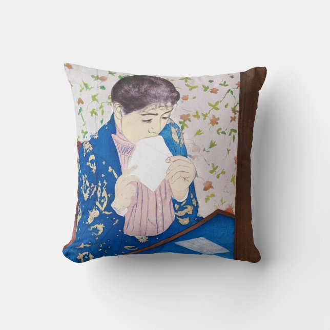 The Letter, Mary Cassatt Cushion (Front)
