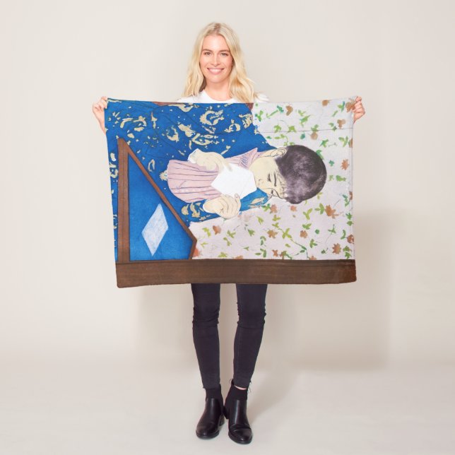 The Letter, Mary Cassatt Fleece Blanket (In Situ)