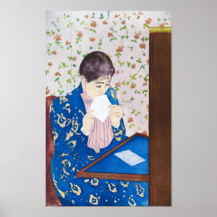 The Letter, Mary Cassatt Poster