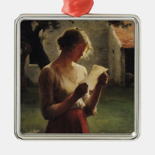 The Letter Metal Ornament