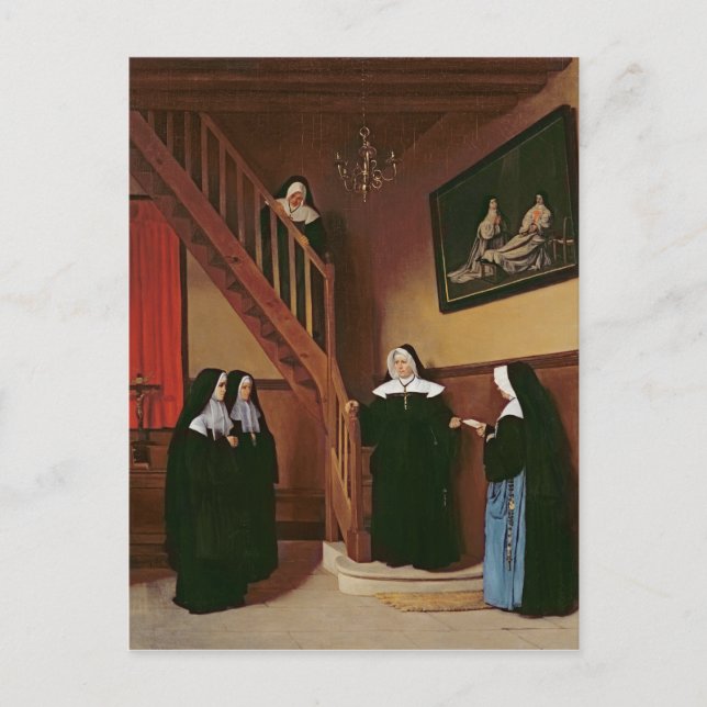 The Letter of Recommendation, 1859 Postcard (Front)