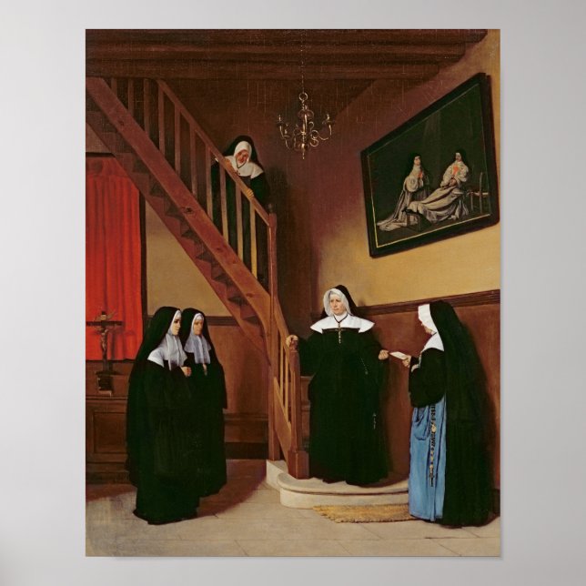 The Letter of Recommendation, 1859 Poster (Front)