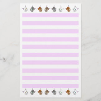 The letter paper of the cats