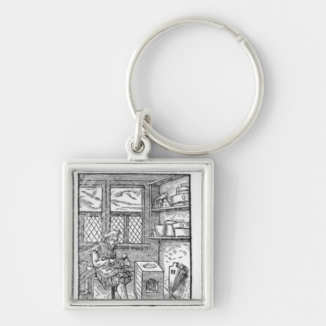 The Letter Plate Maker Key Ring (Front)