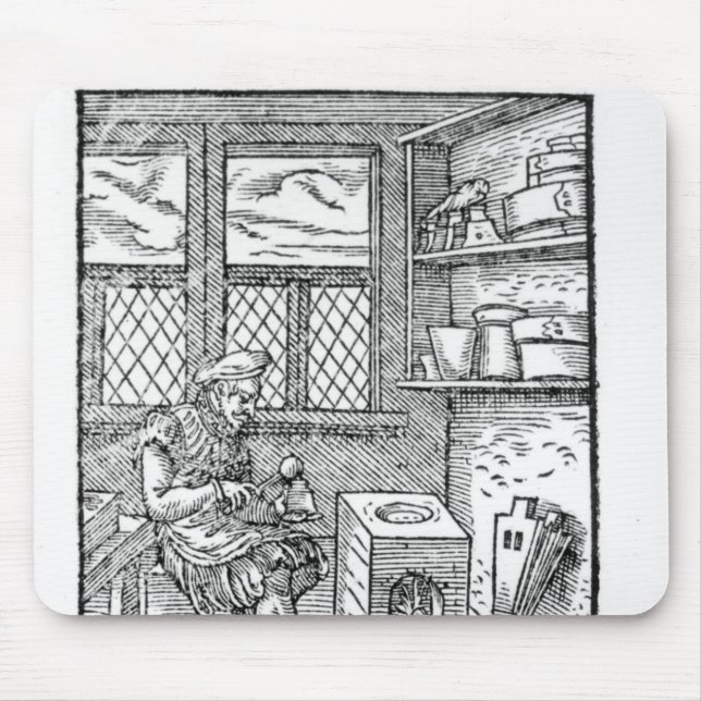 The Letter Plate Maker Mouse Pad (Front)