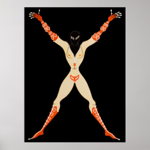 The Letter X from the Alphabet Suite, 1976 Poster