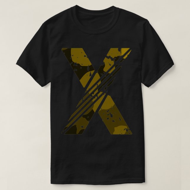 The Letter X T-Shirt (Design Front)