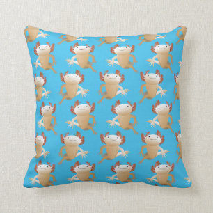 The Leucistic Axolotl Cushion
