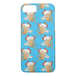 The Leucistic Axolotl Phone Case