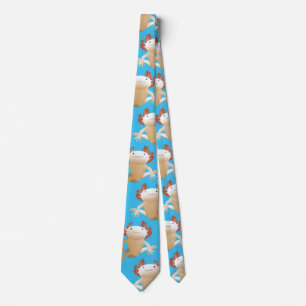 The Leucistic Axolotl Tie