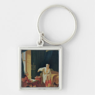 The Levee of Voltaire at Ferney, after 1759 Key Ring
