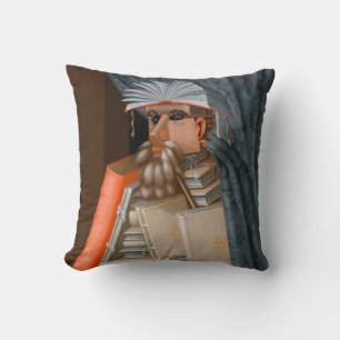 The Librarian c. 1566 by Giuseppe Arcimboldo Cushion